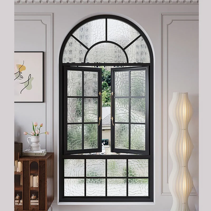 Custom Models New Stained Glass Aluminum Impact Windows Hurricane Proof Window Grill For Home