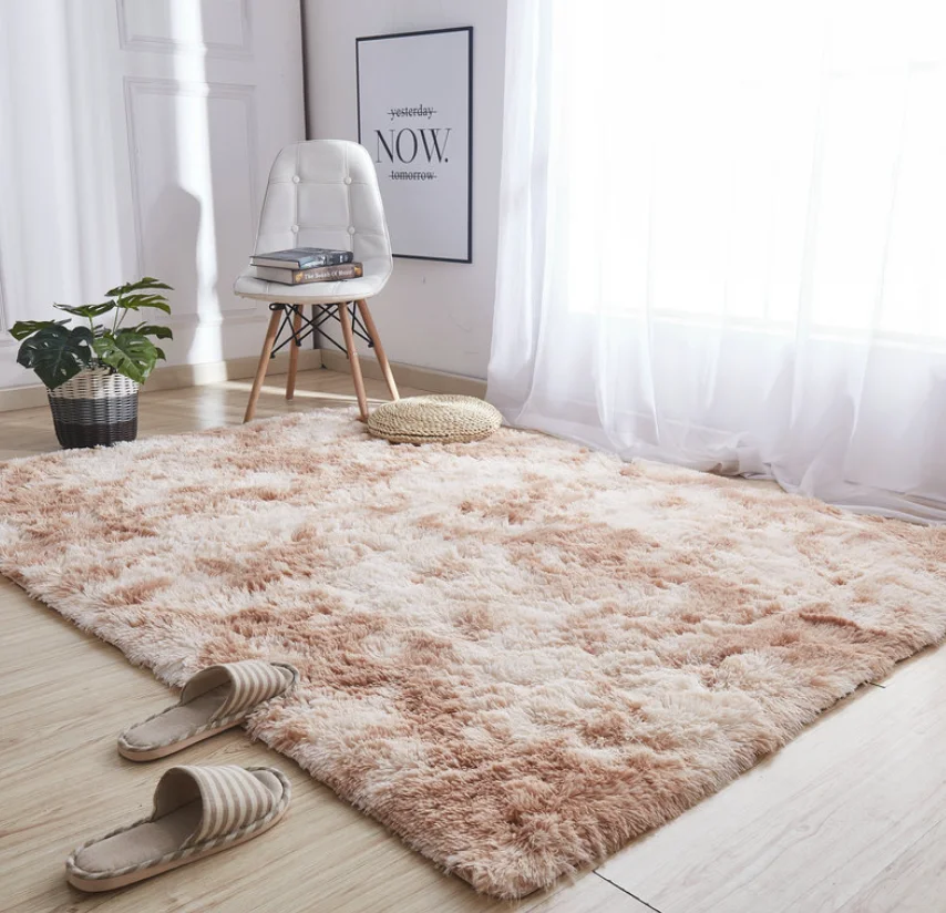 Long Fluffy Modern Design Area Rug Super Soft Floor Soft Touch Carpet Soft Living Room Area Rug