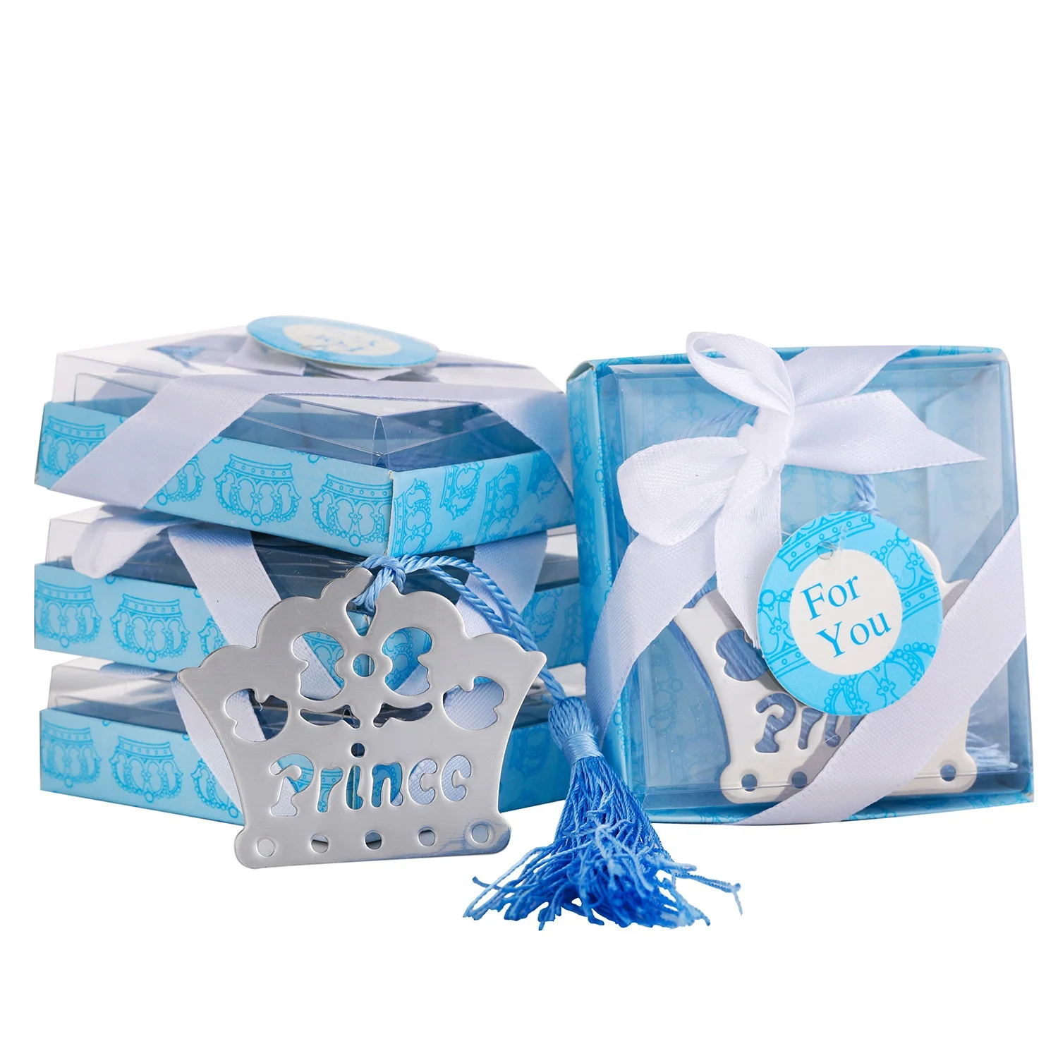 
Prince Crown Bookmark baby shower party favors gifts for guest 