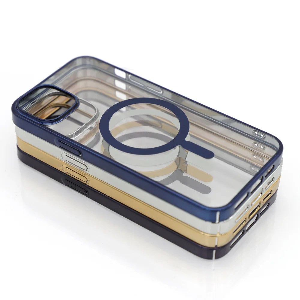 telefon kiliflari Clear TPU Phone Wireless charging case Magnetic mobile phone Bag For iPhone 11 12 PRO Charge case