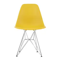 Silla plastico patas metalicas chair modern plastic creative office steel frame leisure chair