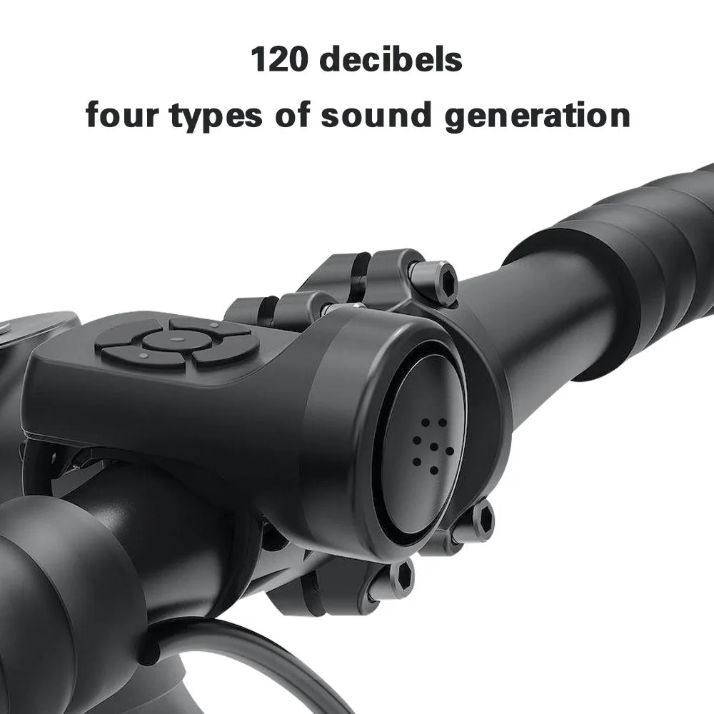 120db Bike Charging Horn Loud Bell Children Bike Riding Cycling Electric Bell Horn Loud Bicycle Horns Bike Bells