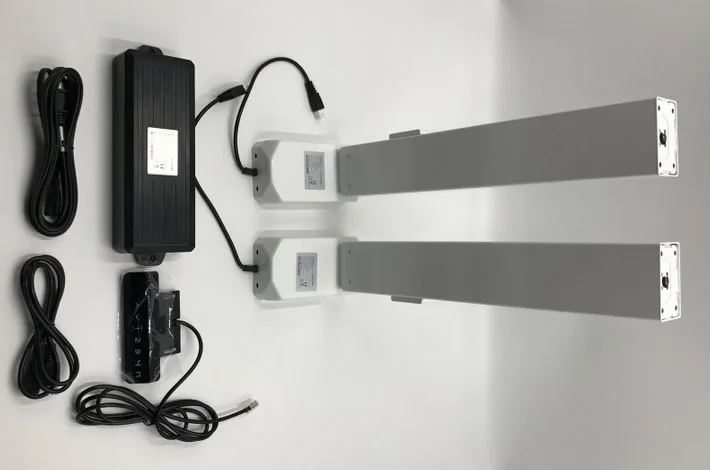 Dual Motor Lifting Desk Frame  Ergonomic Sit Standing height adjustable desk frame 3 stage table leg office table