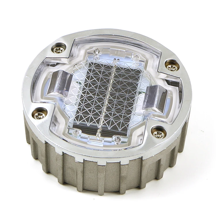 High Quality Round Embedded Durable Aluminum Material Solar Powered Led Flashing Cats Eyes Road Markings For Highway