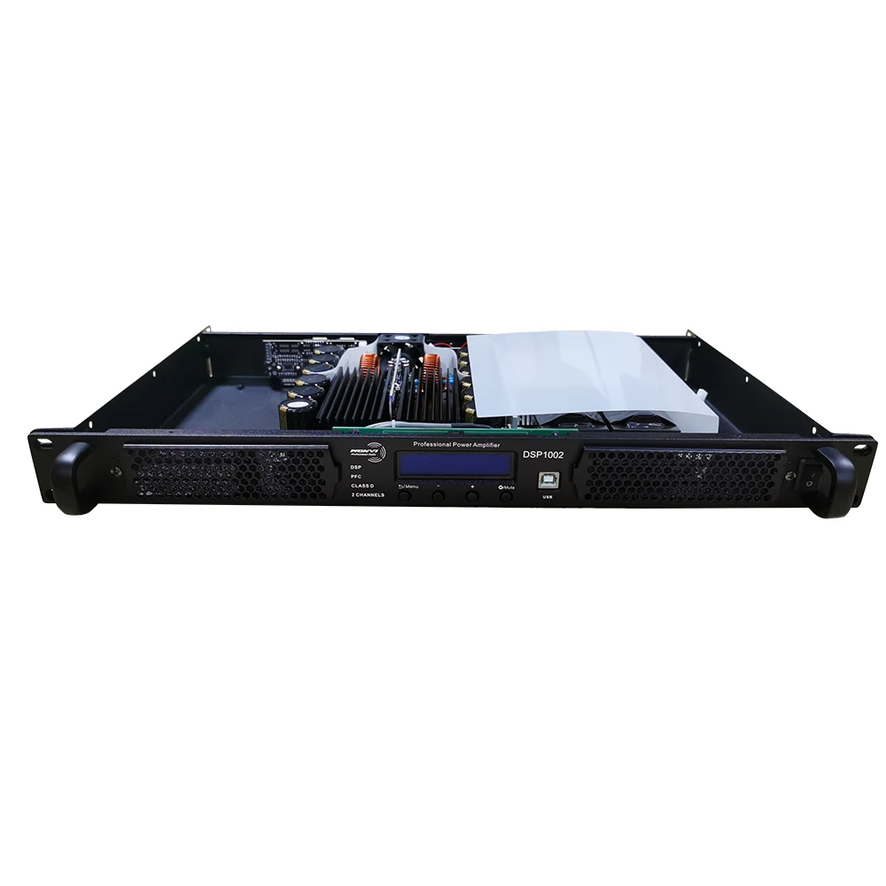 DSP1002 class d power amplifier 1000w 2 channel professional sound amplifier