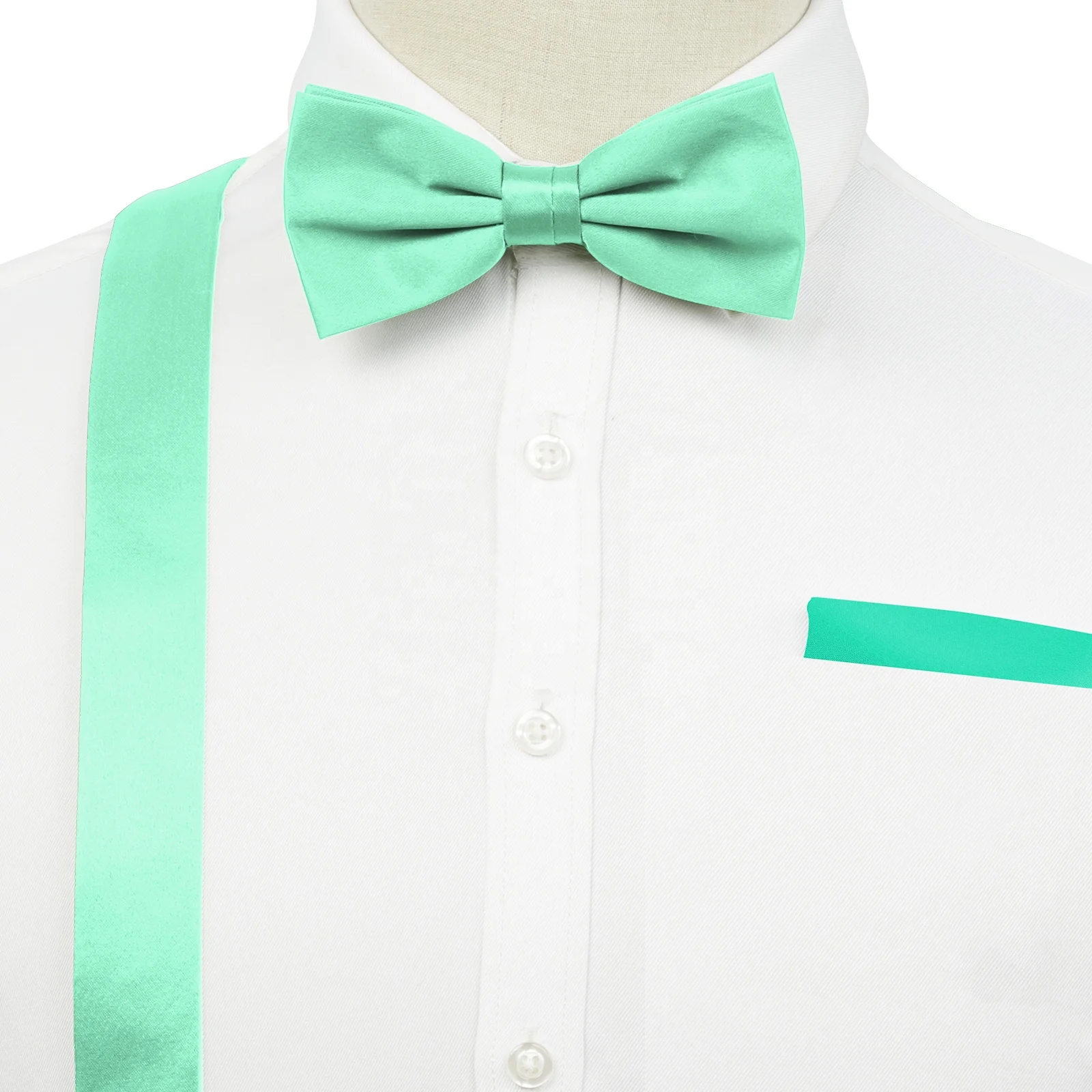 Custom Bowties Solid Color Pattern Bow Tie Adjustable Custom Polyester Bowties