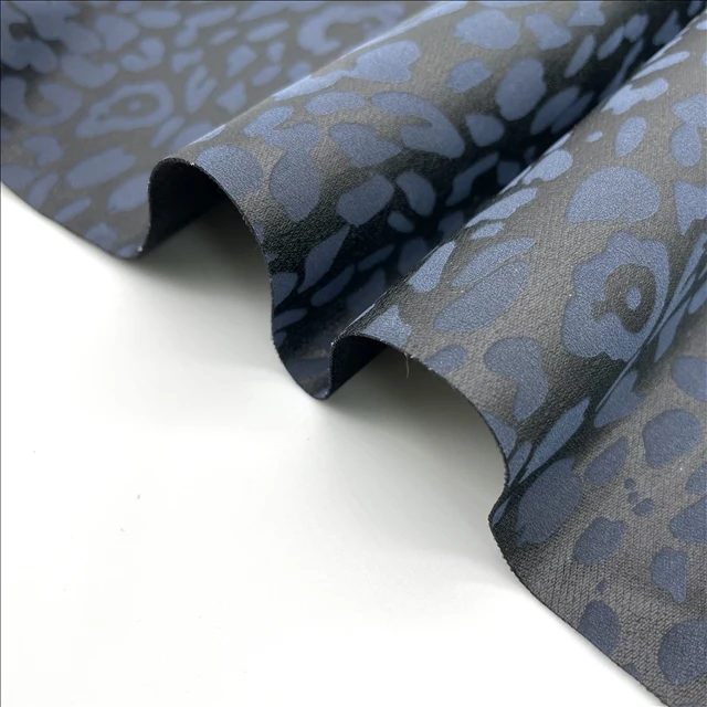Hot Leopard Print Pattern Spandex Tulle  Fabric Cheetah Design Printed  Stretch Fabric for Dress