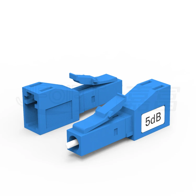 High quality fiber optic attenuator plug type male to female 5dB 10dB LC UPC LC APC fiber optical attenuator