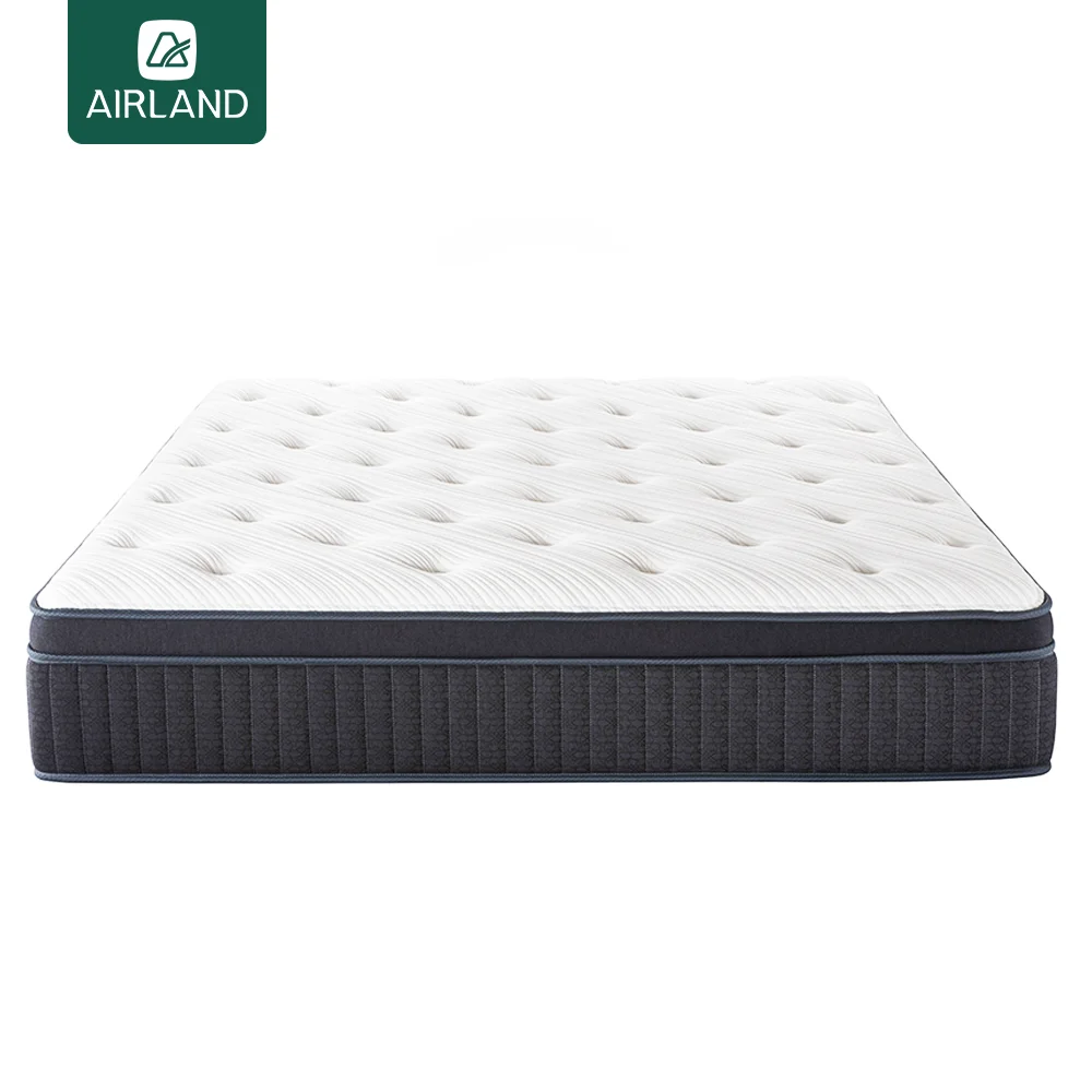 High Quality Mattresses Pocket Spring Bed Mattress 9 Zone Bonnell Innerspring And Foam Factori Soft Supplier Qualiti Manufactur