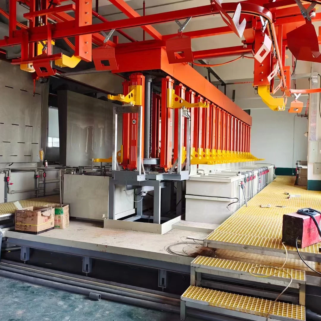 New Product Electroplating Automatic hanger Rack Plating Production Line Vertical Lifting Plastic Nickel Chrome Line