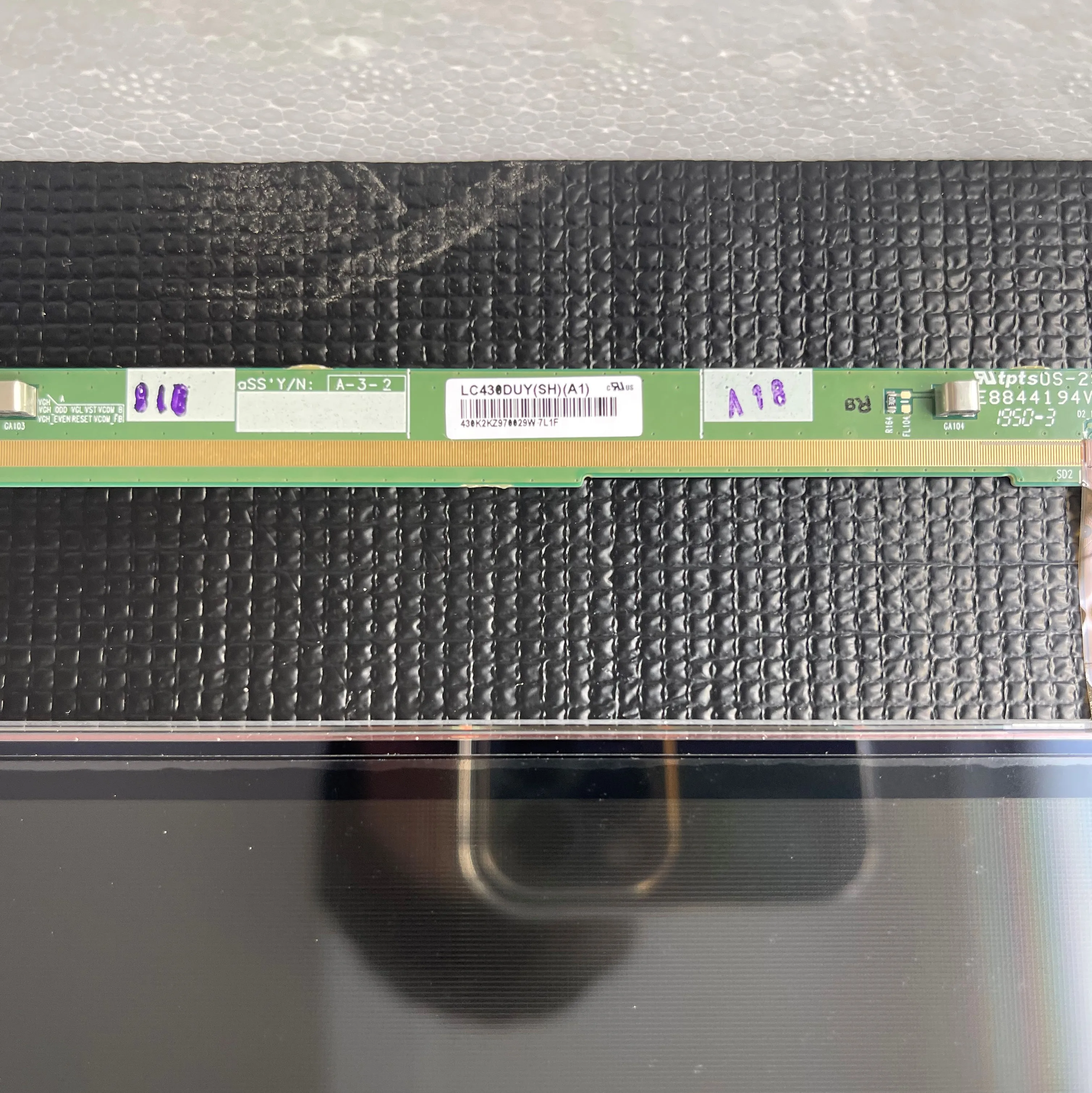ЖК-Телевизор LG экран запасная часть 43 дюйма с открытыми порами LC430DUY-SHA1 2K ЖК LED дисплей панели деталь для замены панель сенсорного экрана