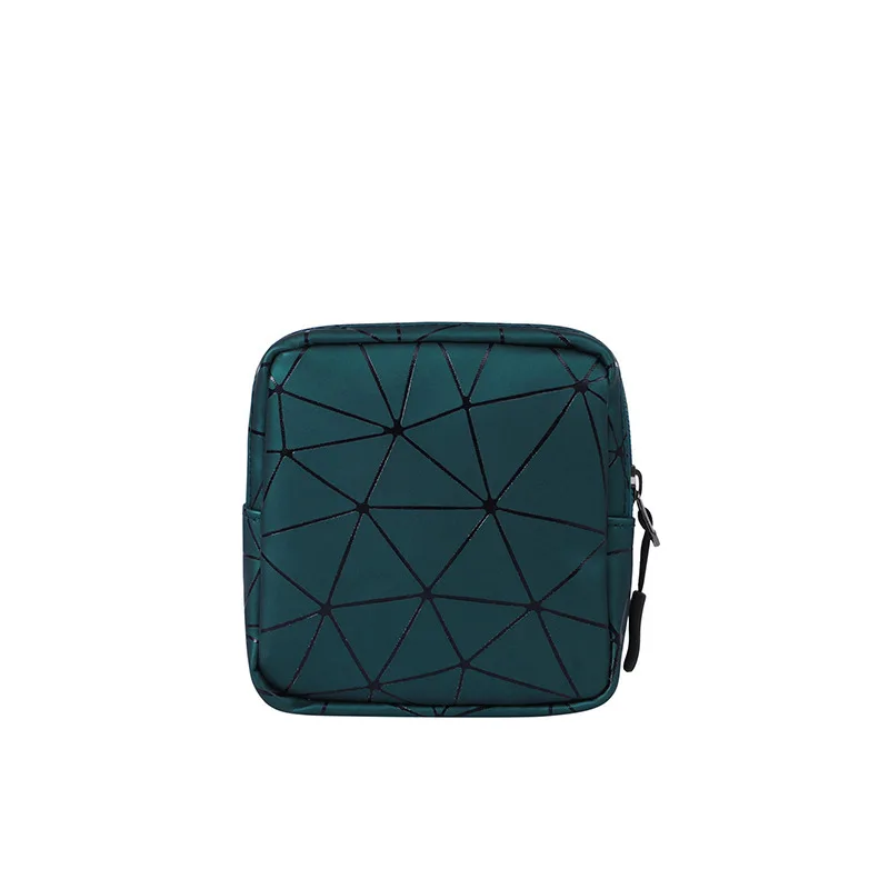 Custom Small Eco Friendly Blank Gold Zipper Make Up Pouch Recycled Plain Cotton Canvas Makeup Cosmetic Bag With Personal Logo