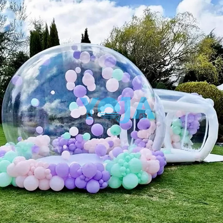 High quality bubble Tent PVC Inflatable balloon clear dome outdoor camping tents party clean bubble house for kids Factory price