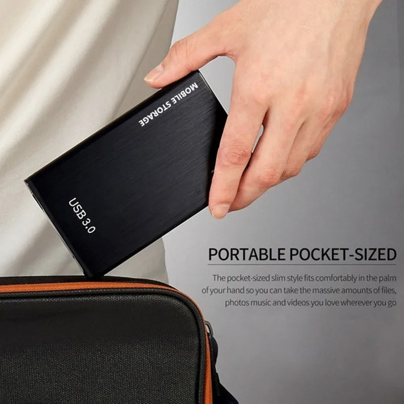 Mobile hard disk 2T 4T 8t 12tb cross border direct supply hard disk printing logo laptop hard disk 1 tb external