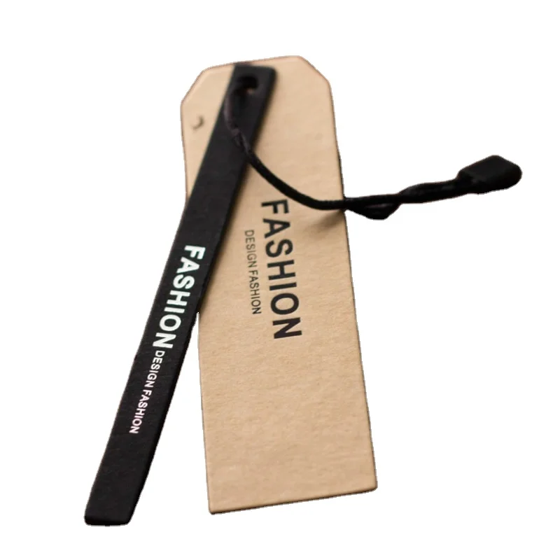 Custom brand  logo  hangtag specialty paper clothing hang tag