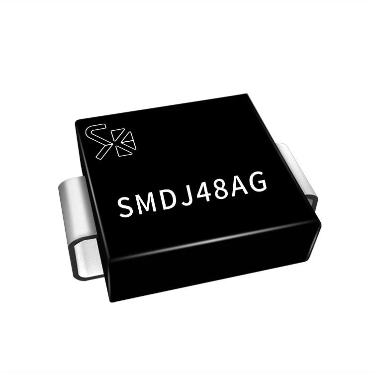 SHIKUES Original Brand unipolar TVS SMDJ48AG 48 V 1mA 3000W SMC surface mount transient voltage suppressor tvs diodes
