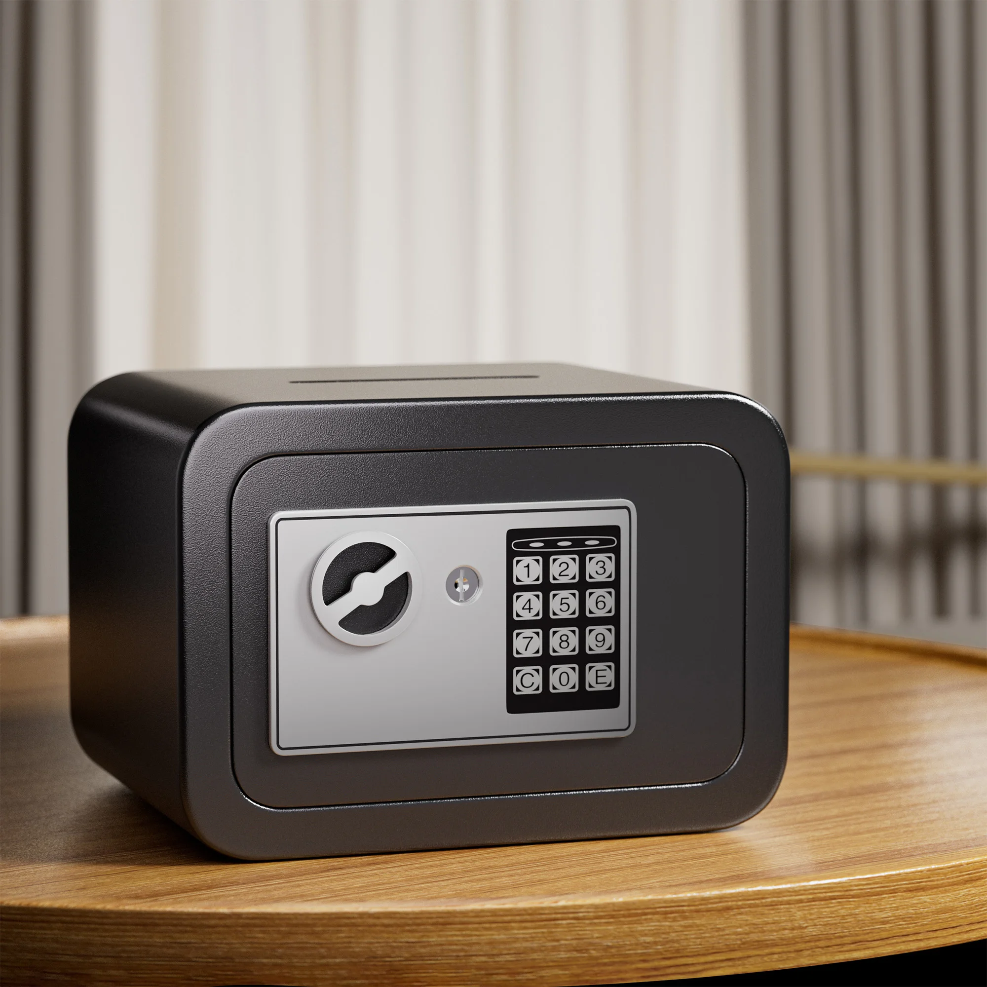 Small Electronic Mini Deposit Key Office Home Time Lock/Locker Digital Money Deposit Safety Kids Mini Safe Box
