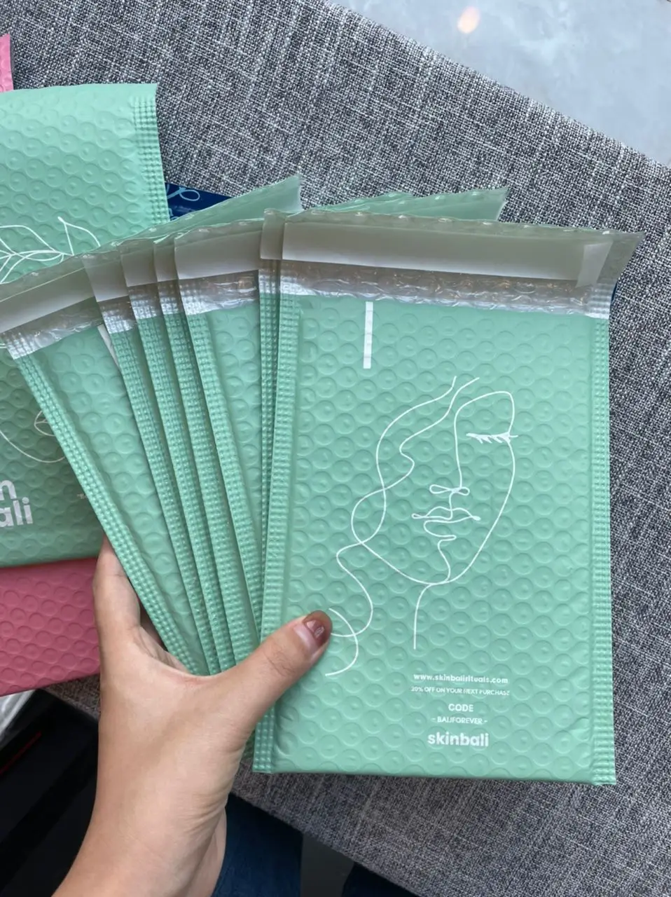 Fast Shipping Custom 6 X 10 Bubble Mailers Bag Padded Envelope Postal Packages