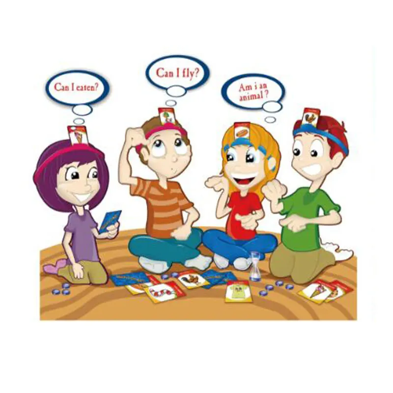 Creative memory training ultimate question card board game guess what am i for 6+ kids