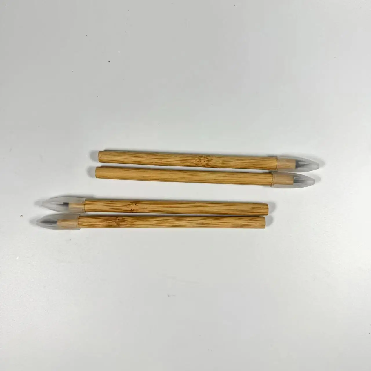 Custom LOGO High Quality Hot Sales Personal Your Text Eco-Friendly Wooden Bamboo Pencil  Custom Logo OEM Pencils