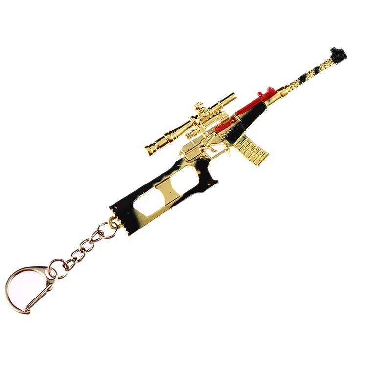 Chicken-eating Toy Jedi survival pendant metal weapon set level 3 head model equipment peace elite pendant