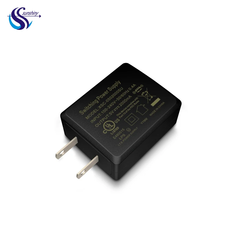 
Bulk sale AC DC usb power adapter quick charge 5v 2a smartphone mobile charger for home 