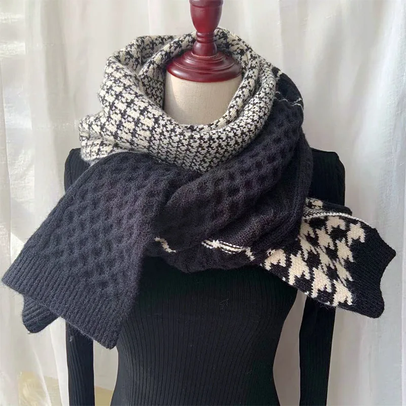 Fashion Pashmina Shawl Double Face Cashmere Feeling Scarves Hot Sale Women Scarf Blanket Shawl for Women Winter