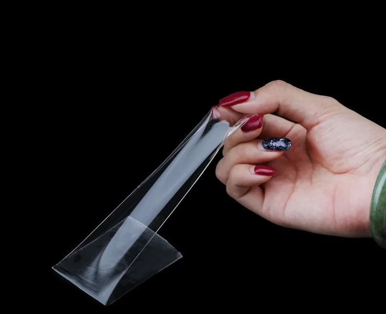 LongTai Customized Nano Grip Double Sided Clear Tape Waterproof Reusable Double Sided Nano Gel Adhesive Tape