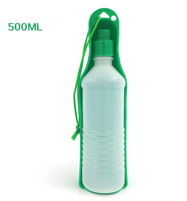 
Hot selling 500ML dog water fountain pet drink bottle feeder 