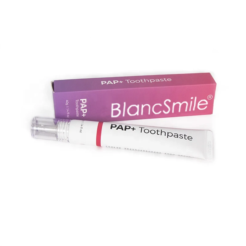 Best Selling New Arrival Upgrade Formula Alcohol Free No Fluoride Anti-bacteria Pap+ Teeth Whitening Toothpaste