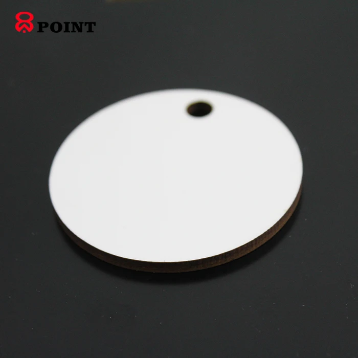 Sublimation wooden key holder double sided keychain blanks