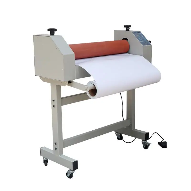 650mm Electric Laminating Machine Cold Roll Laminator With Foot Pedal Control