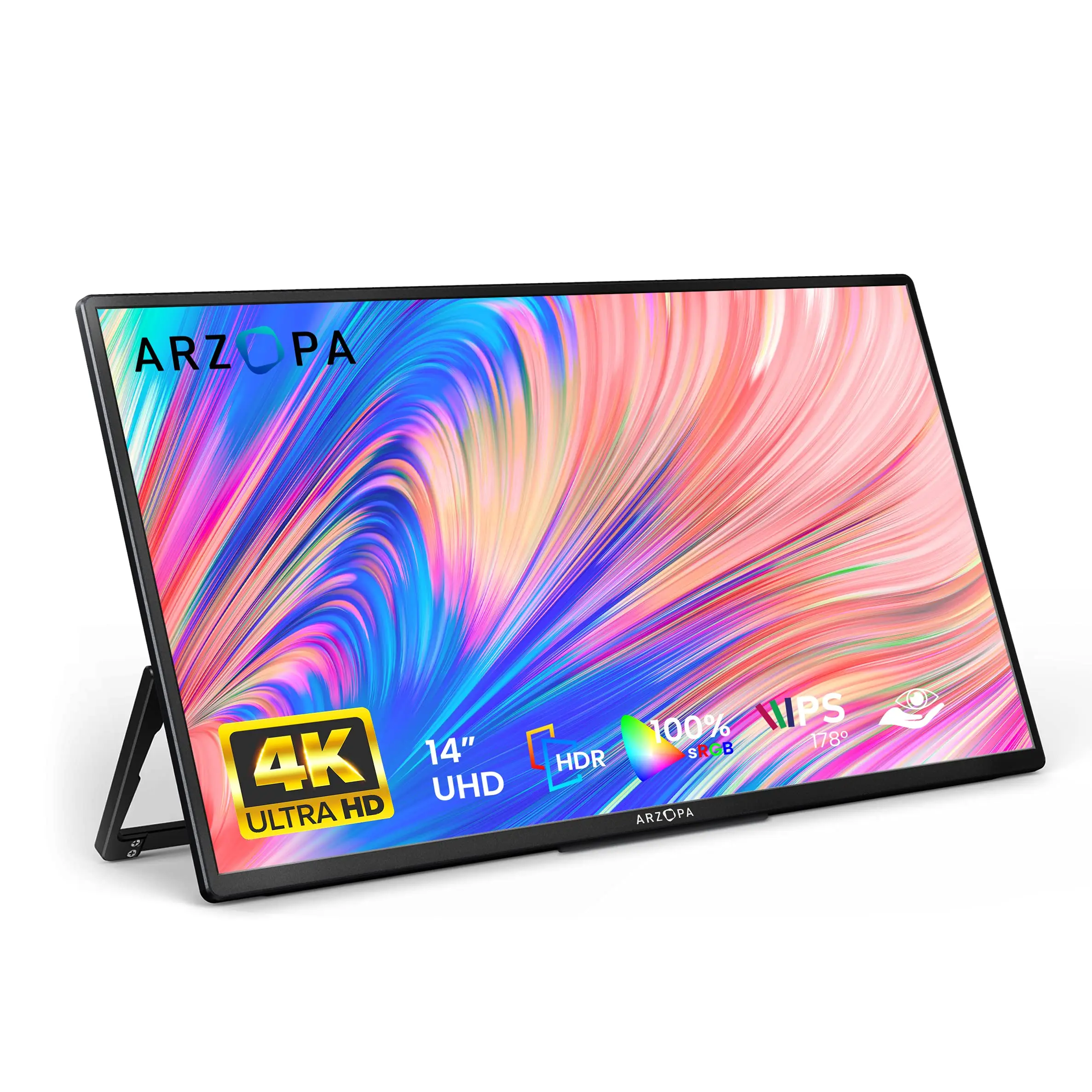 Arzopa Wholesale 15.6 Inch Portable Monitor 4K Gaming Mobile Monitor Portable Laptop Monitor for Phone