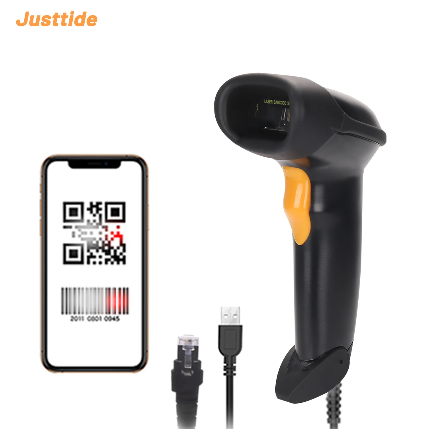 Stock taking handheld terminal barcode scanner symbol office mini mobile wifi usb 2d qr code scanner automotivo