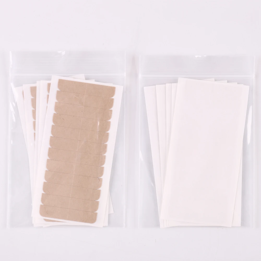 Replacement Waterproof  Tape Adhesive Precut Blue White for Tape Hair Extension