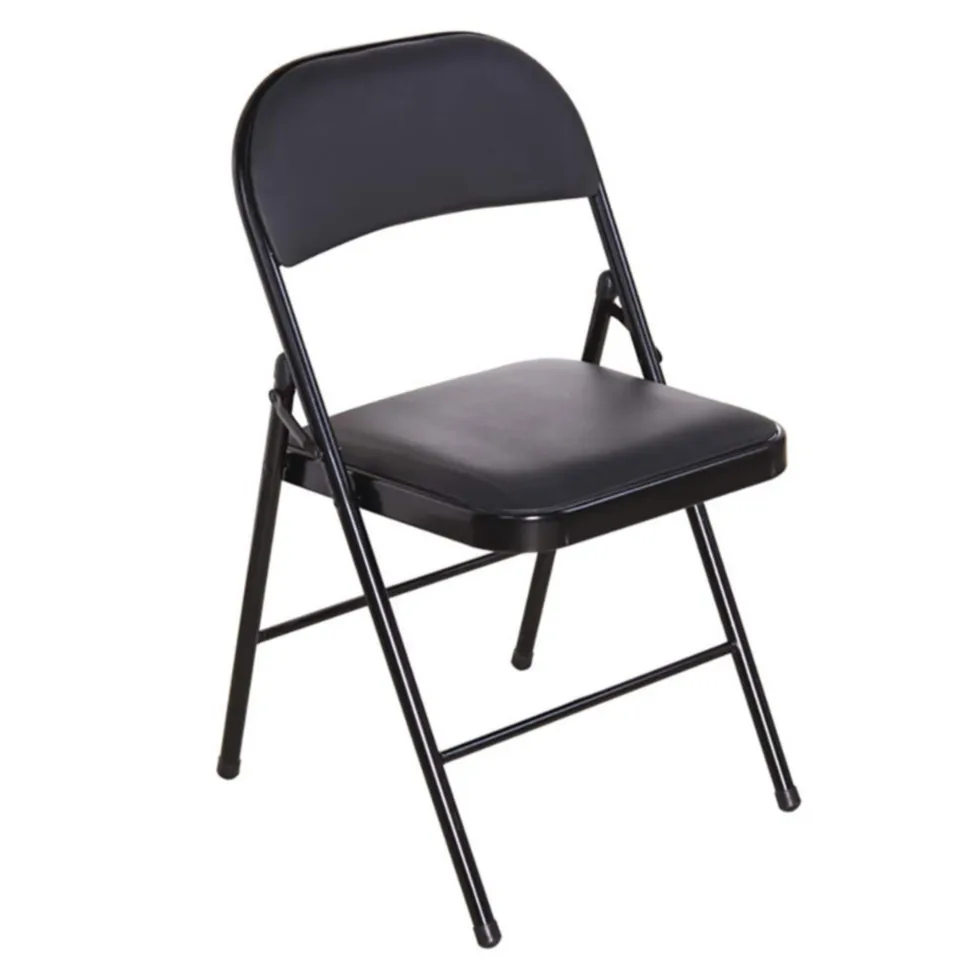 Modern camping metal frame garden furniture portable padded folding chair