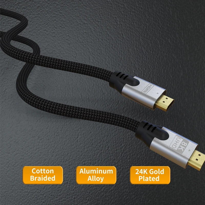  Ultra 8K HDMI кабель 2 1 версия 48 Гбит/с высокоскоростной