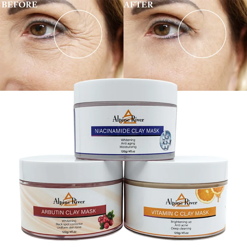 OEM Wholesale Korea Skin Care Products Natural Organic Skin Whitening And Brightening Even Complexion Beauty Mask For Dark Skin