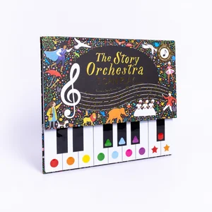 Popular Design Children Sound Board Book With Piano Children Classical Music Audio Book Can Play Piano