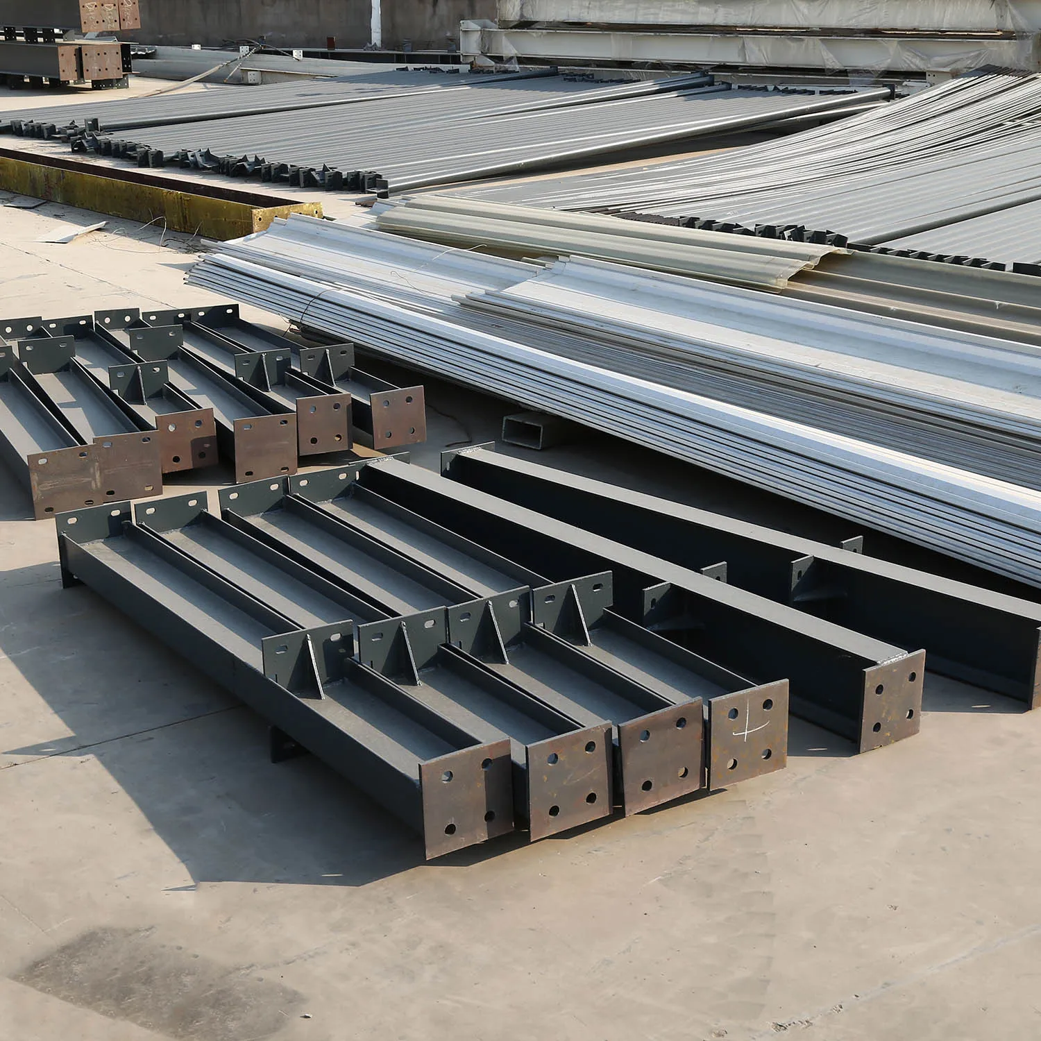 
Fast Install Multi-Story Multifunctional Skylight Prefab Shed warehouse steel structure 