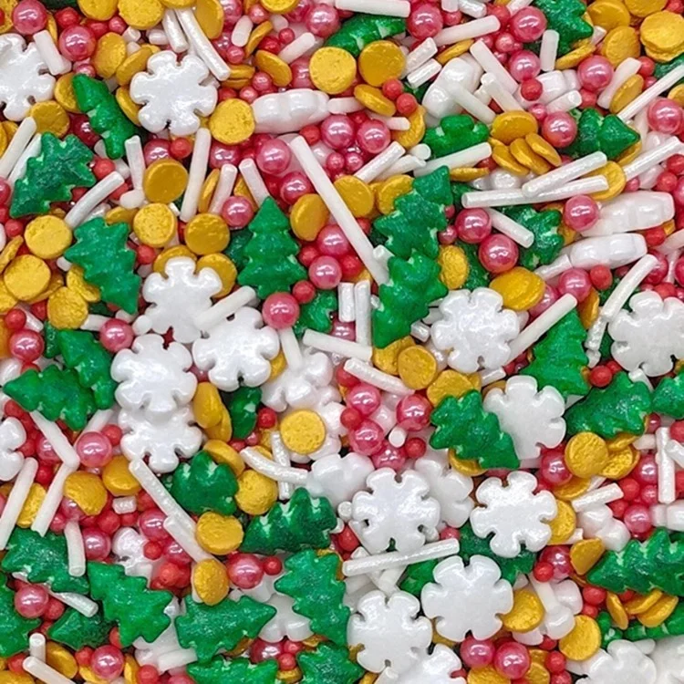 Sprinkle Christmas Cracker Edible Pearls Cake Sprinkle For Cake Decorating Supplies Sprinkles 1 Kilogram Bag