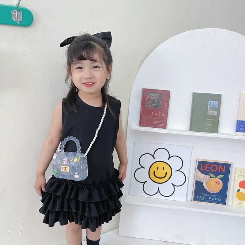 2025 New Jelly Bag Messenger Bag, Girl Fashion Handbag ,Transparent PVC Bag , Girls Clutch Bag Gift Items