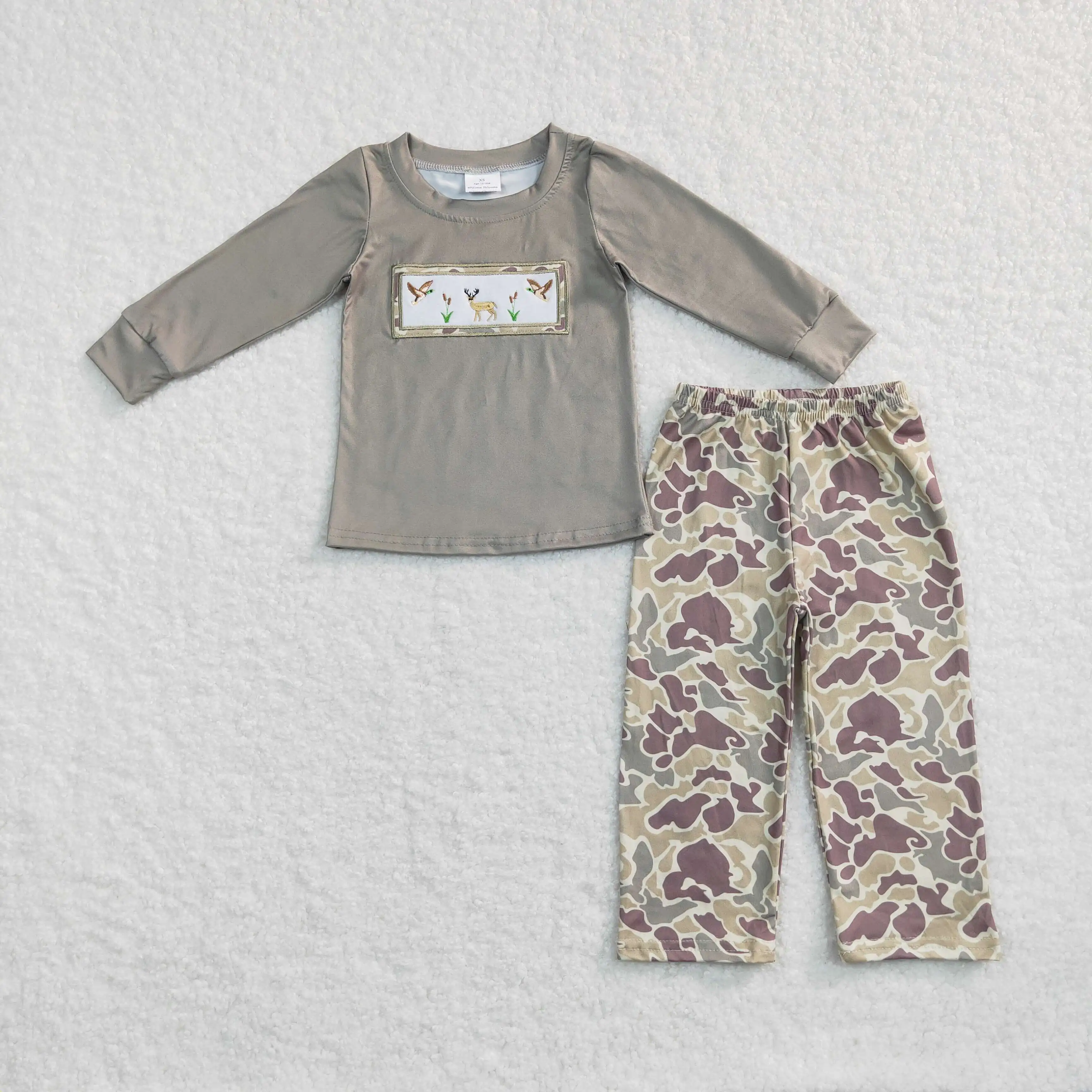 Western clothes purple long sleeves spider web print top pant wholesale boys clothe suit boutique low price ready to ship no moq