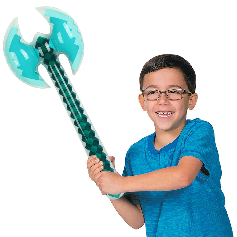 2021 Inflatable Weapons 70 CM Inflatable Party Favor Kids Pool Party Cosplay Axe Toy For Boys