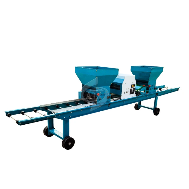 Agricultural automatic rice nursery sowing machine paddy seeds seeding machine price for sale