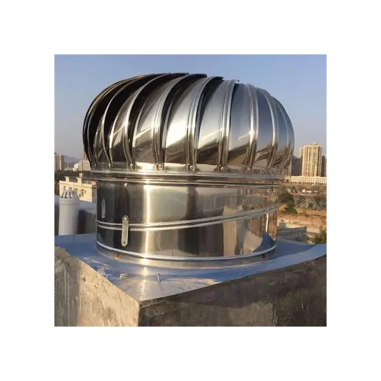No Power Roof Turbo Fan Wind Turbine Ventilator For Warehouse with base plate 500mm Roof Exhaust Fan