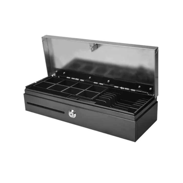 FT-460 Pos system metal material 3-position lock mini flip top cash drawer