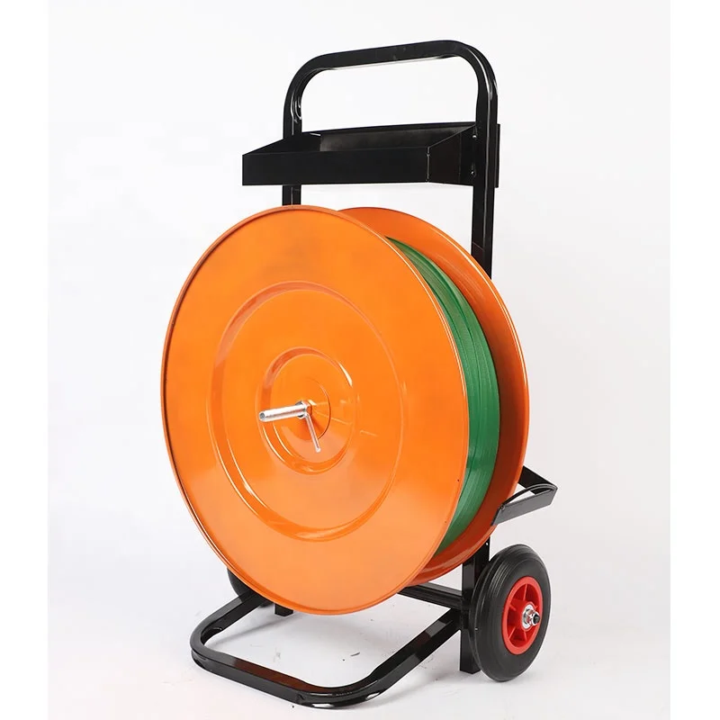 Assemble PET Strap PP Band Trolley Dispenser Cart Automatic With Brake