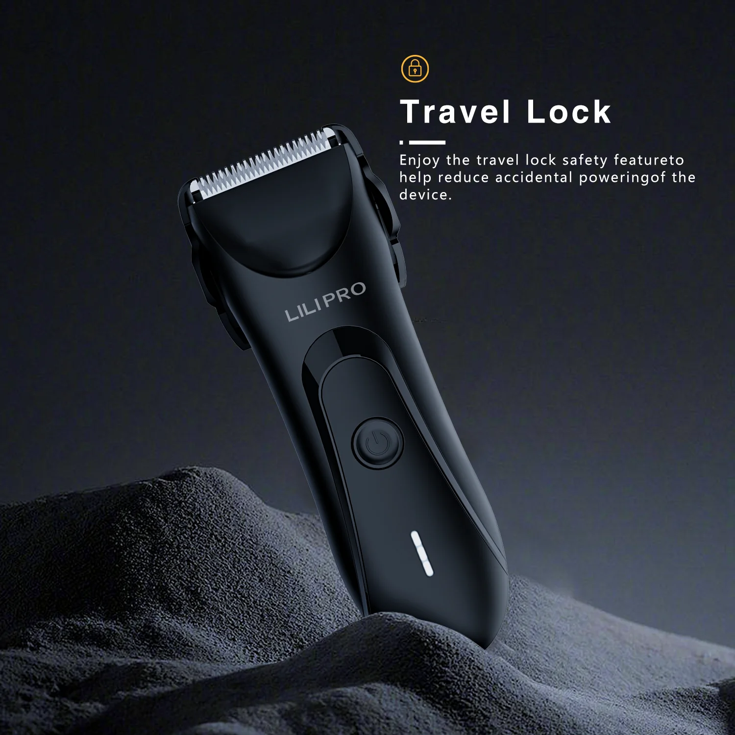 LILIPRO B1-C Groin & Body Sensitive Area Ceramic Shaver SkinSafe Hair Blade Trimmer Water Proof Body Trimmer