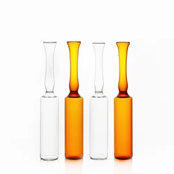 type A B C D pharmaceutical injection for 1ml Clear Amber glass ampoules with silk screen printing